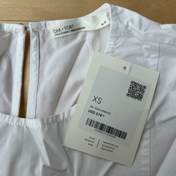 WHITE PUFFY DRESS - Picture 6 of 6